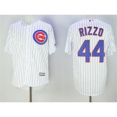 MLB Chicago Cubs 44 Anthony Rizzo White Home Stitched 2016 Majestic Cool Base Men Jersey