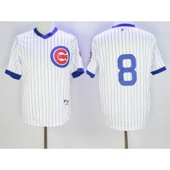 MLB Chicago Cubs 8 Andre Dawson White 1988 Turn Back The Clock Men Jersey