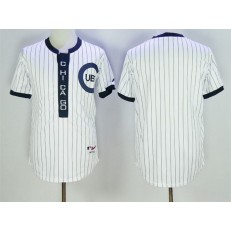 MLB Chicago Cubs Blank 1909 White Pullover Men Jersey