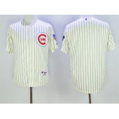 MLB Chicago Cubs Blank 1969 Cream Pullover Men Jersey