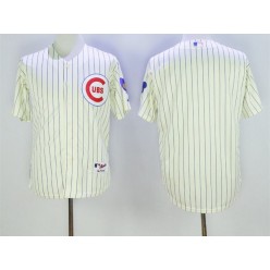 MLB Chicago Cubs Blank 1969 Cream Pullover Men Jersey