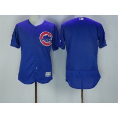 MLB Chicago Cubs Blank Royal Blue Stitched 2016 Majestic Flex Base Men Jersey
