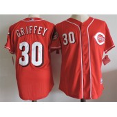 MLB Cincinnati Reds 30 Ken Griffey Jr Retired Red Cool Base Stitched Men Jersey