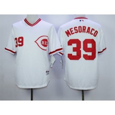 MLB Cincinnati Reds 39 Devin Mesoraco 1990 White Pullover Men Jersey