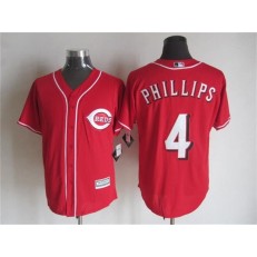 MLB Cincinnati Reds 4 Brandon Phillips Alternate Red 2015 Cool Base Men Jersey