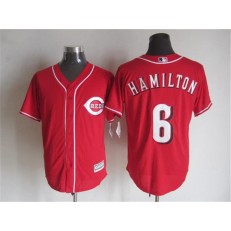 MLB Cincinnati Reds 6 Billy Hamilton Alternate Red 2015 Cool Base Men Jersey