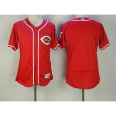 MLB Cincinnati Reds Blank Red Alternate Stitched Majestic Flex Base Men Jersey