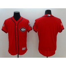 MLB Cincinnati Reds Blank Red Stars & Stripes Fashion Independence Day Stitched Majestic Flex Base Men Jersey