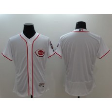 MLB Cincinnati Reds Blank Retired White 2016 Flexbase Majestic Baseball Men Jersey