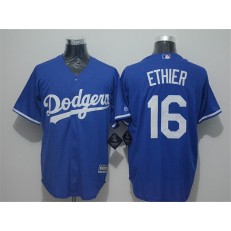 MLB Los Angeles Dodgers 16 Andre Ethier Blue New Cool Base Men Jersey
