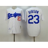 MLB Los Angeles Dodgers 23 Adrian Gonzalez 1988 White Throwback Men Jersey