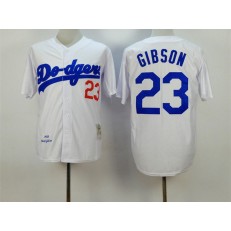 MLB Los Angeles Dodgers 23 Adrian Gonzalez 1988 White Throwback Men Jersey