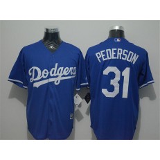 MLB Los Angeles Dodgers 31 Mike Piazza Blue New Cool Base Men Jersey