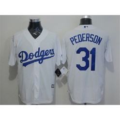 MLB Los Angeles Dodgers 31 Mike Piazza White Cool Base Stitched Men Jersey