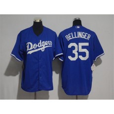 MLB Los Angeles Dodgers 35 Cody Bellinger Blue New Cool Base Men Jersey