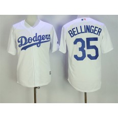 MLB Los Angeles Dodgers 35 Cody Bellinger White New Cool Base Stitched Men Jersey
