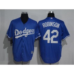 MLB Los Angeles Dodgers 42 Jackie Robinson Blue New Cool Base Men Jersey