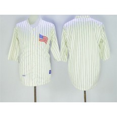 MLB Los Angeles Dodgers Blank 1917 Cream Pinstripe Throwback Mitchell & Ness Men Jersey