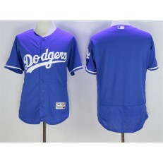 MLB Los Angeles Dodgers Blank Blue 2016 Flexbase Majestic Baseball Men Jersey