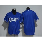 MLB Los Angeles Dodgers Blank Blue New Cool Base Men Jersey