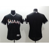 MLB Miami Marlins Blank Black Flexbase 2016 Player Baseball Men Jersey