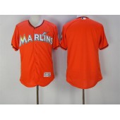 MLB Miami Marlins Blank Orange 2016 Flexbase Majestic Baseball Men Jersey
