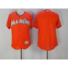 MLB Miami Marlins Blank Orange 2016 Flexbase Majestic Baseball Men Jersey