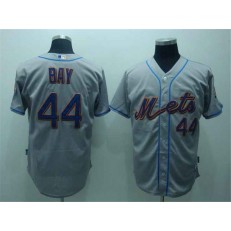 MLB New York Mets 44 Jason Bay Grey Men Jersey