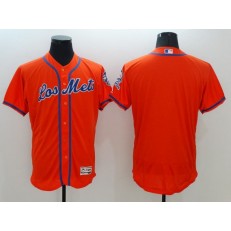 MLB New York Mets Blank Retired Los Orange 2016 Flexbase Majestic Baseball Men Jersey