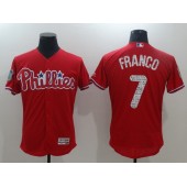 MLB Philadelphia Phillies 7 Maikel Franco 2017 Spring Training Cool Base Stitched Men Jersey