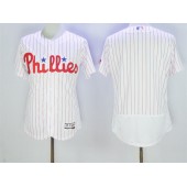 MLB Philadelphia Phillies Blank White Home 2016 Flexbase Majestic Baseball Men Jersey