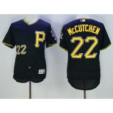 MLB Pittsburgh Pirates 22 Andrew McCutchen Black 2016 Flexbase Majestic Baseball Men Jersey
