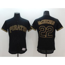 MLB Pittsburgh Pirates 22 Andrew McCutchen Black Flexbase Men Jersey