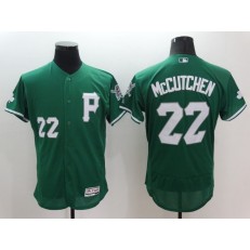 MLB Pittsburgh Pirates 22 Andrew McCutchen Green Celtic Flexbase 2016 Authentic Collection Men Jersey