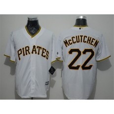 MLB Pittsburgh Pirates 22 Andrew McCutchen White New Cool Base Men Jersey