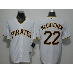 MLB Pittsburgh Pirates 22 Andrew McCutchen White New Cool Base Men Jersey