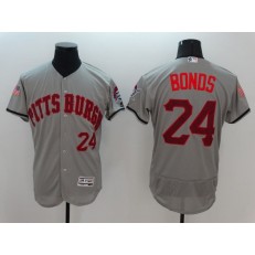 MLB Pittsburgh Pirates 24 Barry Bonds Gray Fashion Stars & Stripes 2016 Flexbase Independence Day Men Jersey