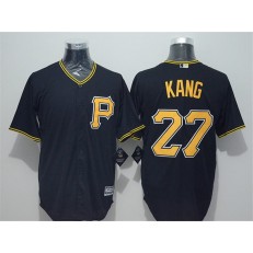 MLB Pittsburgh Pirates 27 Jung-ho Kang Black New Cool Base Men Jersey