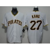 MLB Pittsburgh Pirates 27 Jung-ho Kang White New Cool Base Men Jersey
