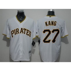 MLB Pittsburgh Pirates 27 Jung-ho Kang White New Cool Base Men Jersey