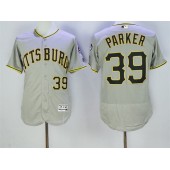 MLB Pittsburgh Pirates 39 Dave Parker Gray 2016 Flexbase Majestic Baseball Men Jersey
