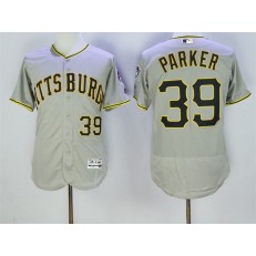 MLB Pittsburgh Pirates 39 Dave Parker Gray 2016 Flexbase Majestic Baseball Men Jersey