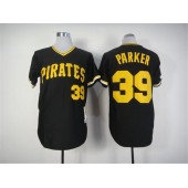MLB Pittsburgh Pirates 39 Dave Parker Mitchell and Ness 1982 Stitched Black Throwback Men Jersey