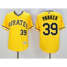 MLB Pittsburgh Pirates 39 Dave Parker Yellow Flexbase Authentic Collection Cooperstown Stitched Baseball Men Jersey