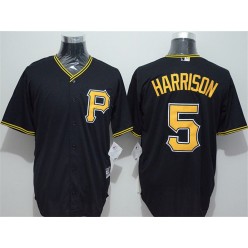 MLB Pittsburgh Pirates 5 Josh Harrison Black New Cool Base Men Jersey