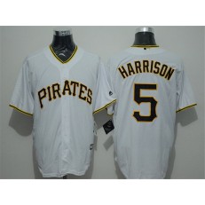 MLB Pittsburgh Pirates 5 Josh Harrison White New Cool Base Men Jersey