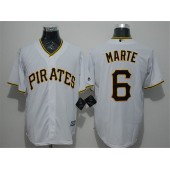 MLB Pittsburgh Pirates 6 Starling Marte White New Cool Base Men Jersey