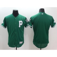 MLB Pittsburgh Pirates Blank Green Celtic Flexbase 2016 Authentic Collection Men Jersey