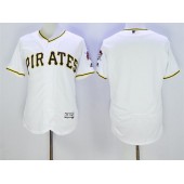 MLB Pittsburgh Pirates Blank White Home 2016 Flexbase Majestic Baseball Men Jersey
