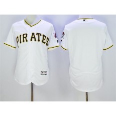MLB Pittsburgh Pirates Blank White Home 2016 Flexbase Majestic Baseball Men Jersey